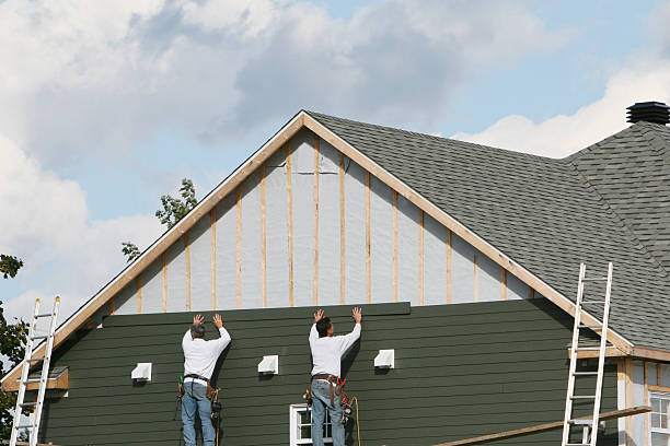 Professional Siding technician working in Orrstown, PA